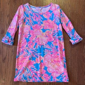 Lilly Pulitzer 3/4 sleeve Dress size 8-10 (L)